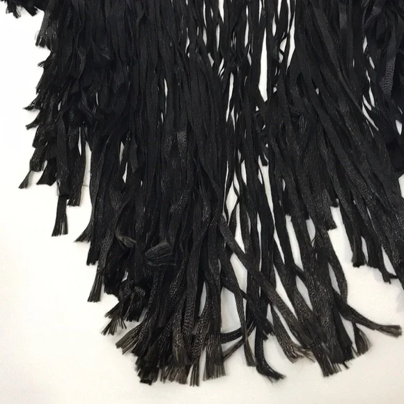 MARIO HERNANDEZ Crochet Fringe Shawl Scarves & Wraps